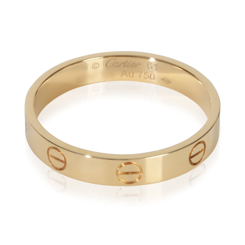 Cartier Yellow Gold  Small Model Love Ring fv