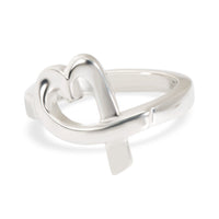 Tiffany & Co. Sterling Silver  Paloma Picasso Loving Heart Ring fv