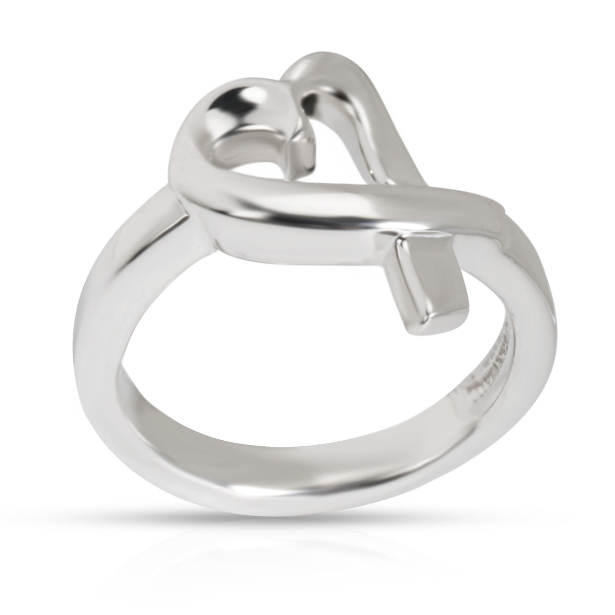 Tiffany & Co. Sterling Silver  Paloma Picasso Loving Heart Ring pv