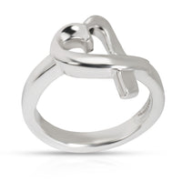 Tiffany & Co. Sterling Silver  Paloma Picasso Loving Heart Ring pv