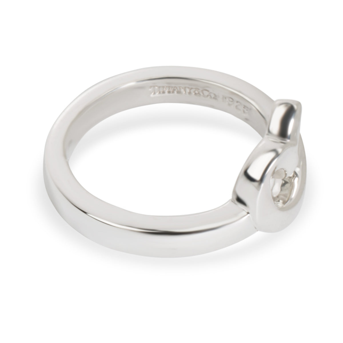 Tiffany & Co. Sterling Silver  Paloma Picasso Loving Heart Ring sv