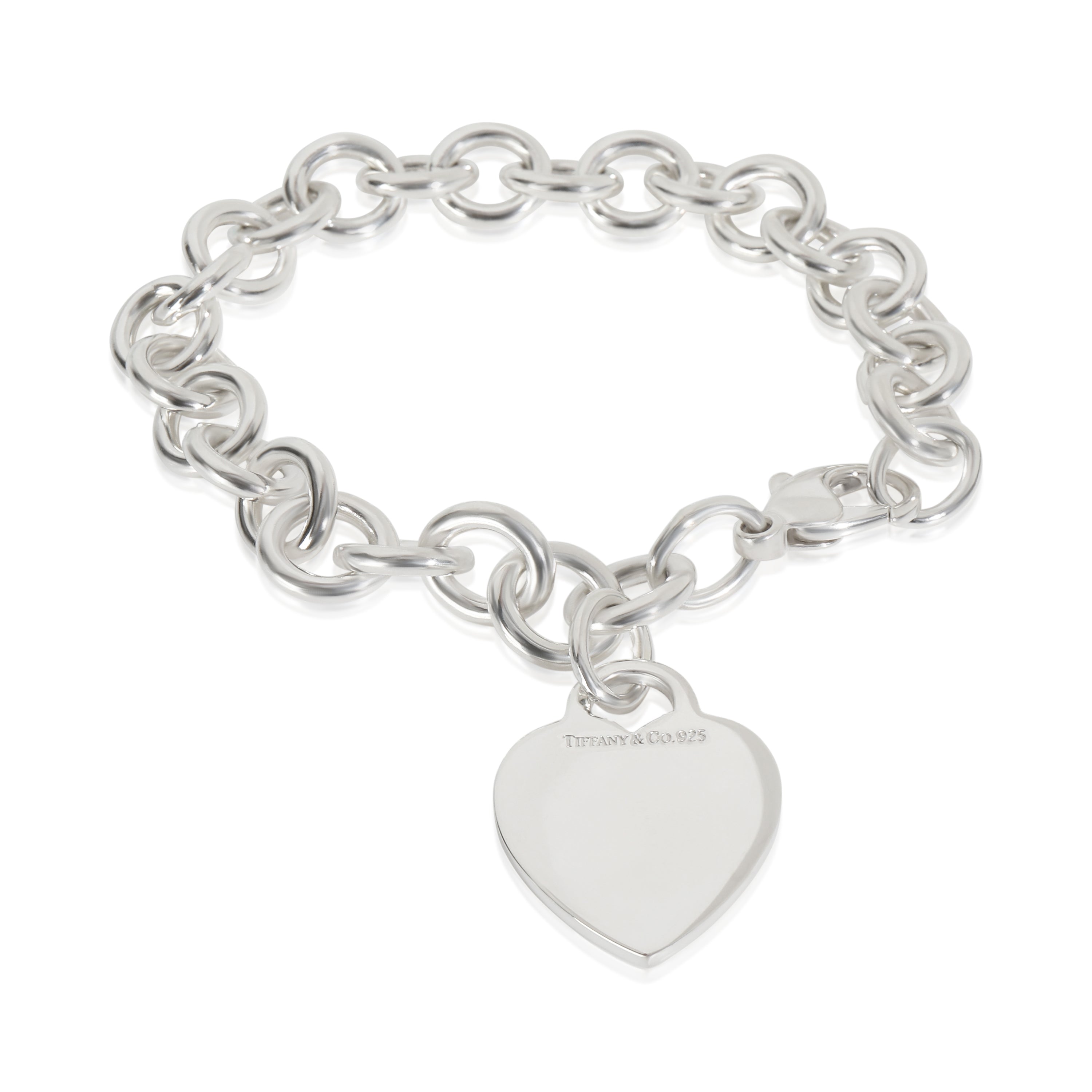 Tiffany & Co. Sterling Silver  Heart Tag Bracelet fv