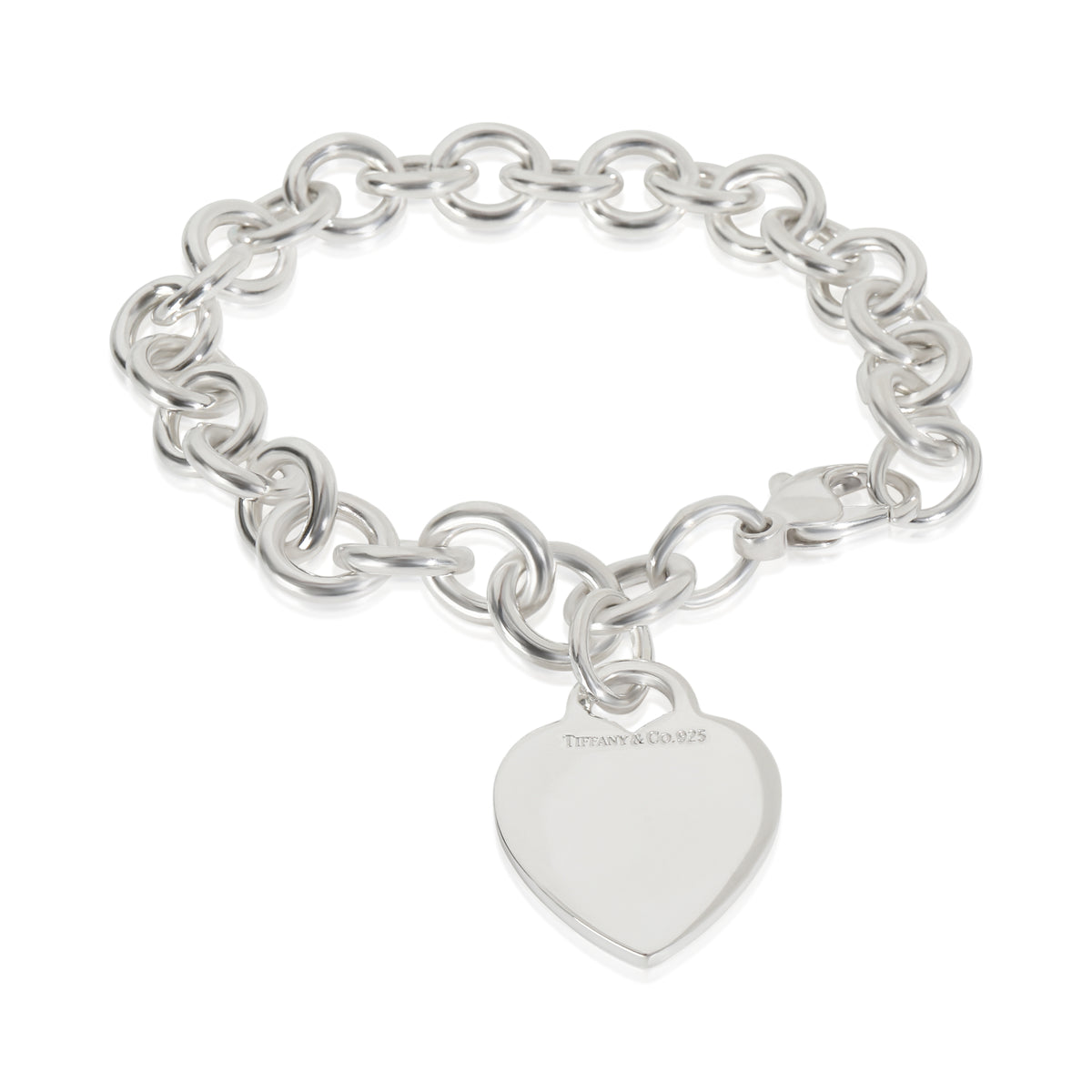 Tiffany & Co. Sterling Silver  Heart Tag Bracelet fv