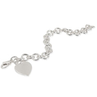 Tiffany & Co. Sterling Silver  Heart Tag Bracelet clasp
