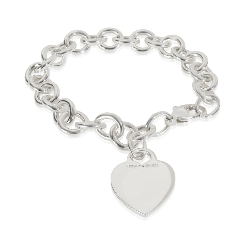 Tiffany & Co. Sterling Silver  Heart Tag Bracelet fv