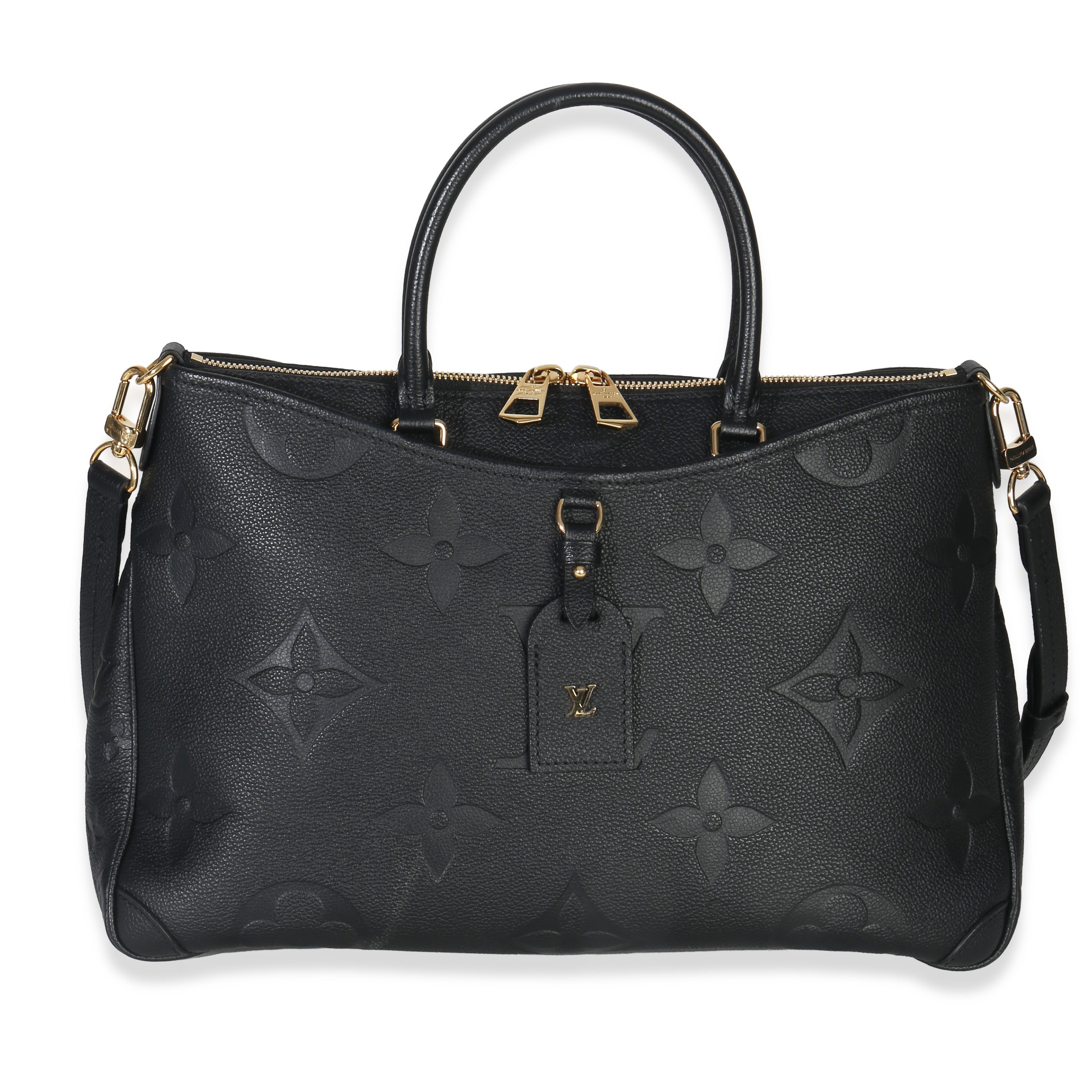 Louis Vuitton Black Monogram Empreinte Trianon MM Handbag id