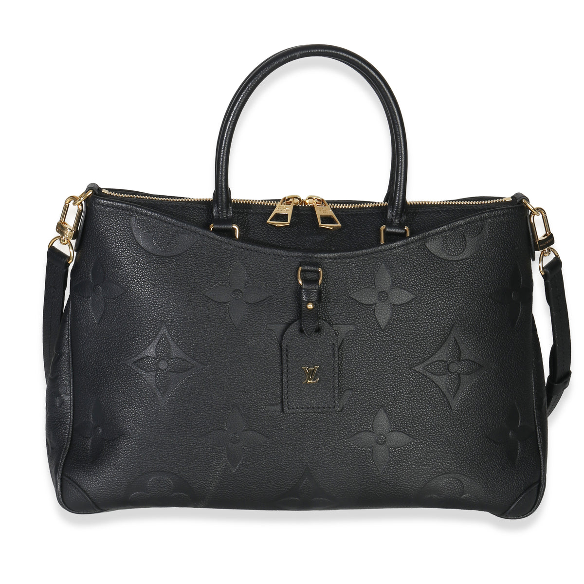 Louis Vuitton Black Monogram Empreinte Trianon MM Handbag id