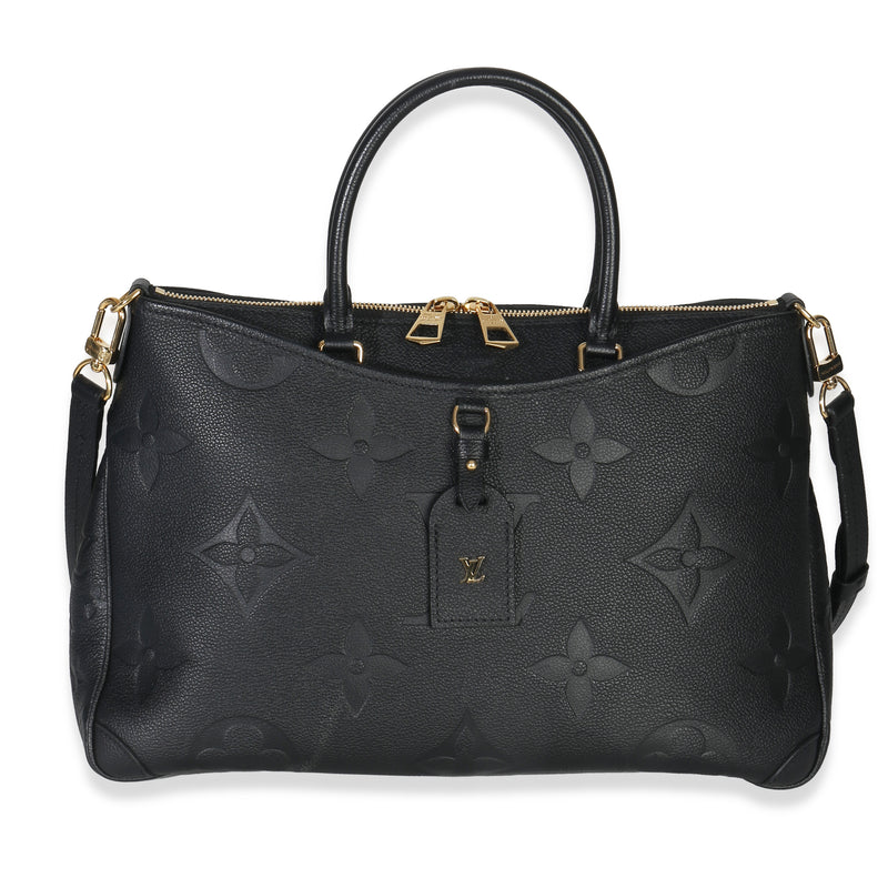 Louis Vuitton Black Monogram Empreinte Trianon MM Handbag id