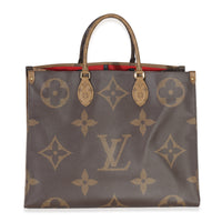 Louis Vuitton Reverse Monogram Canvas Onthego GM Handbag id