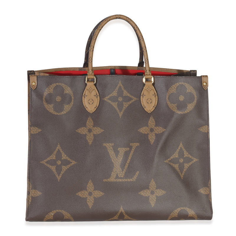 Louis Vuitton Reverse Monogram Canvas Onthego GM Handbag id