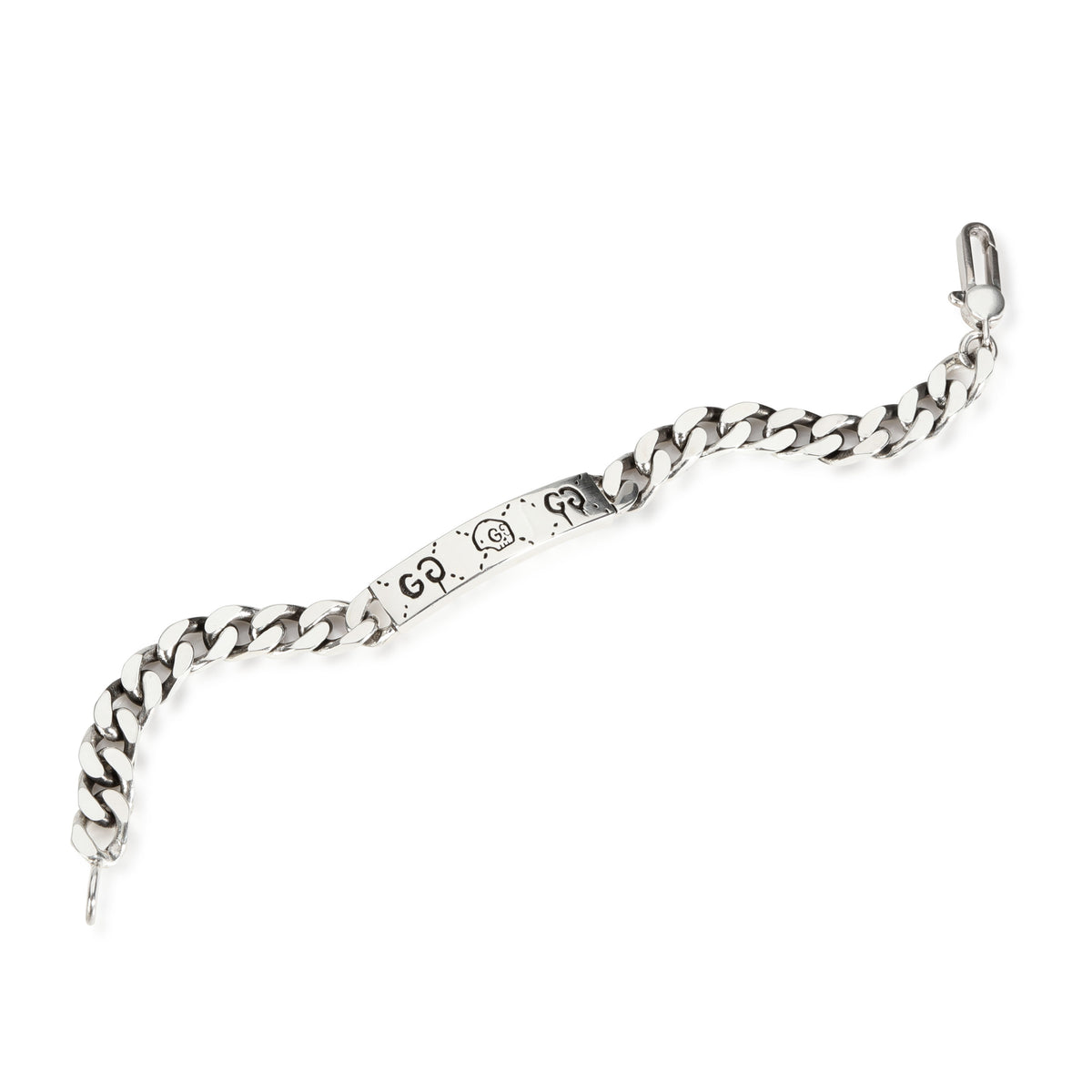 Gucci Sterling Silver  Ghost ID Bracelet av