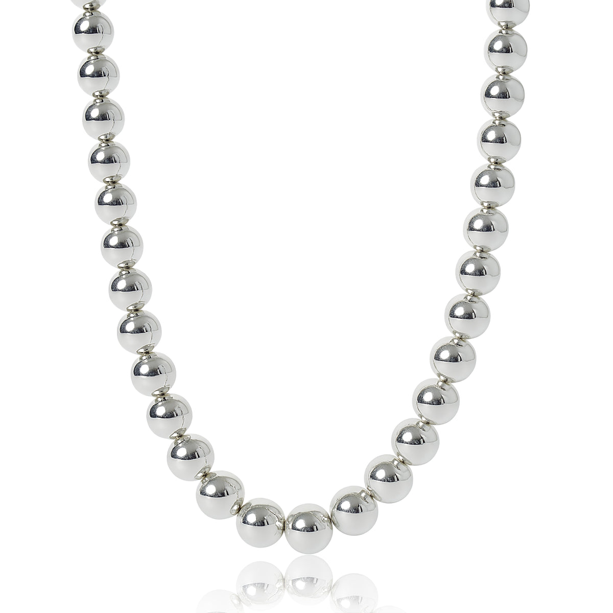 Tiffany & Co. Sterling Silver  HardWear Ball Necklace fv