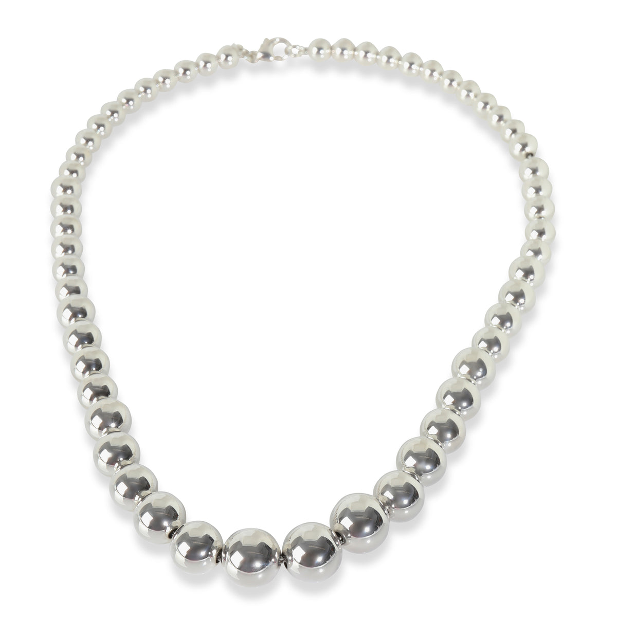 Tiffany & Co. Sterling Silver  HardWear Ball Necklace pv