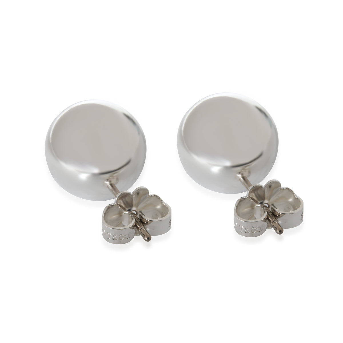 Tiffany & Co. Sterling Silver  HardWear Ball Earrings bv