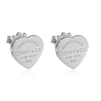 Tiffany & Co. Sterling Silver  Return To Tiffany Heart Earrings fv