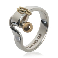 Tiffany & Co. Yellow Gold & Sterling Silver  Vintage Hook Ring av