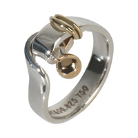 Tiffany & Co. Yellow Gold & Sterling Silver  Vintage Hook Ring bv