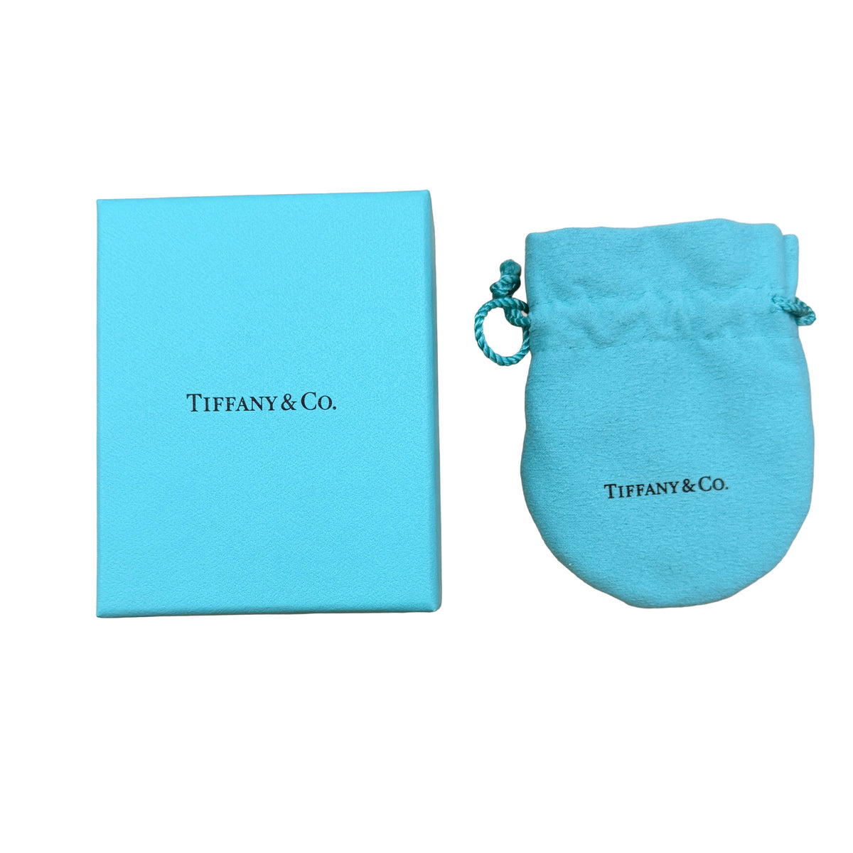 Tiffany & Co. Sterling Silver  Elsa Peretti Open Heart Pendant box