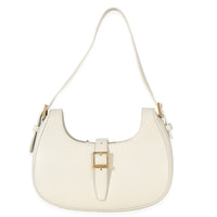 Saint Laurent Cream Smooth Calfskin Le Fermoir Hobo Handbag id