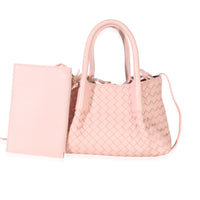 Bottega Veneta Rose Nappa Intrecciato Small Pinacoteca Tote Handbag id