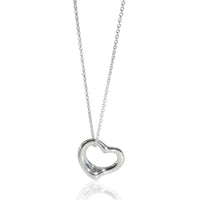 Tiffany & Co. Sterling Silver  Open Heart Pendant fv