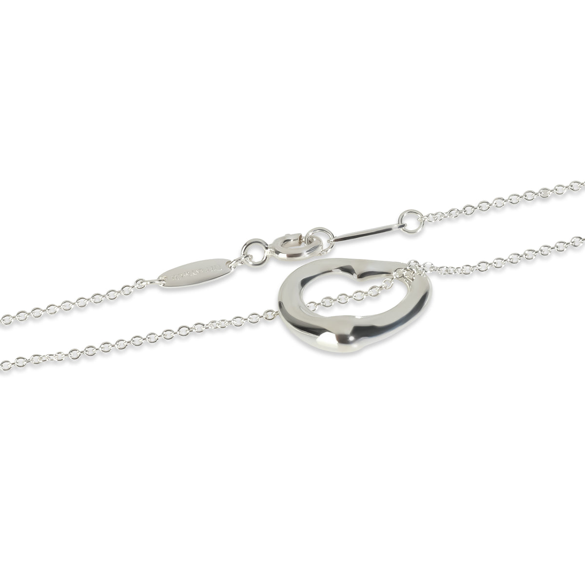 Tiffany & Co. Sterling Silver  Open Heart Pendant sv