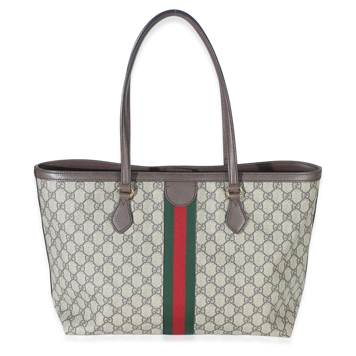Gucci Beige GG Supreme Canvas Medium Ophidia Tote Handbag id