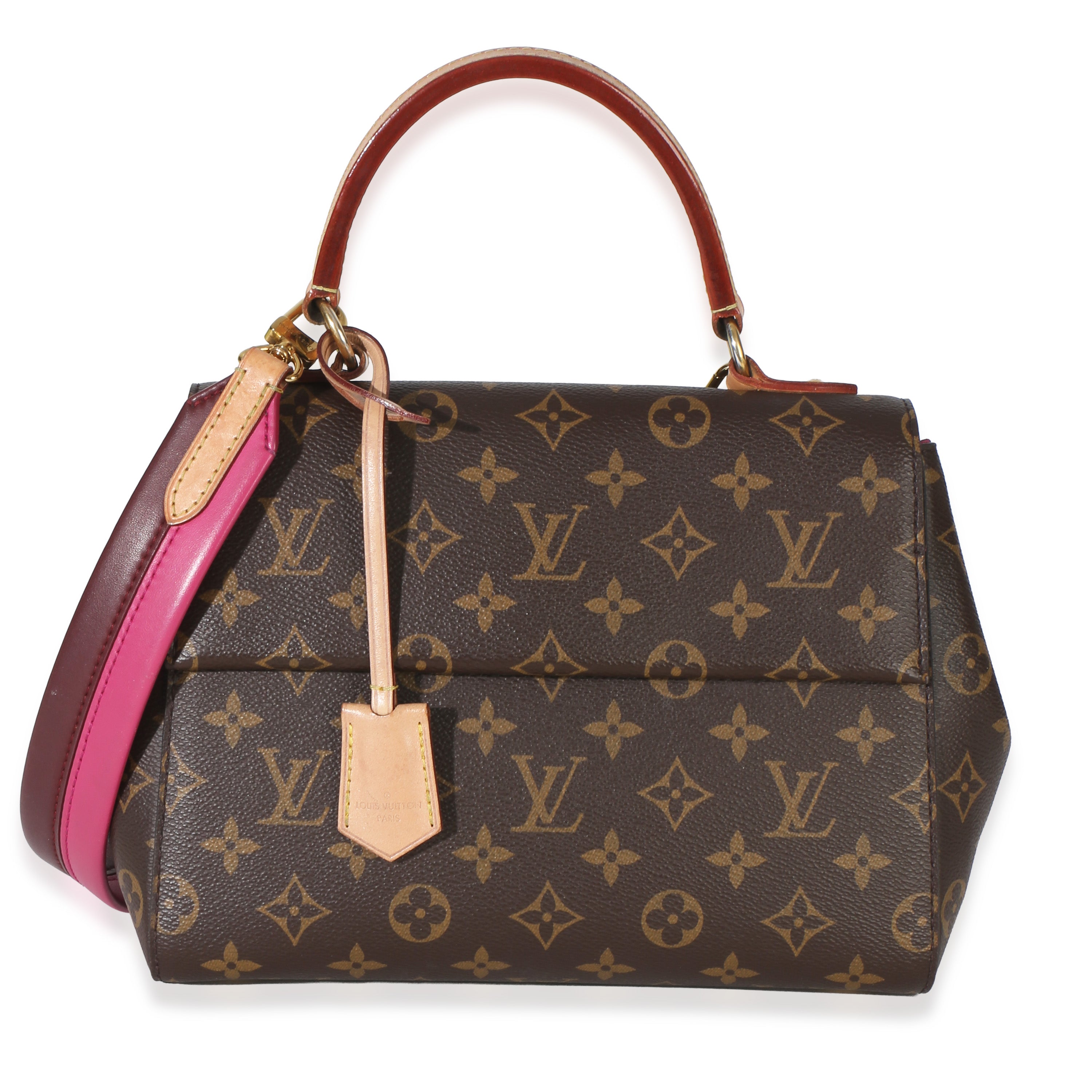 Louis Vuitton Bordeaux Fuchsia Monogram Canvas Cluny BB Handbag id
