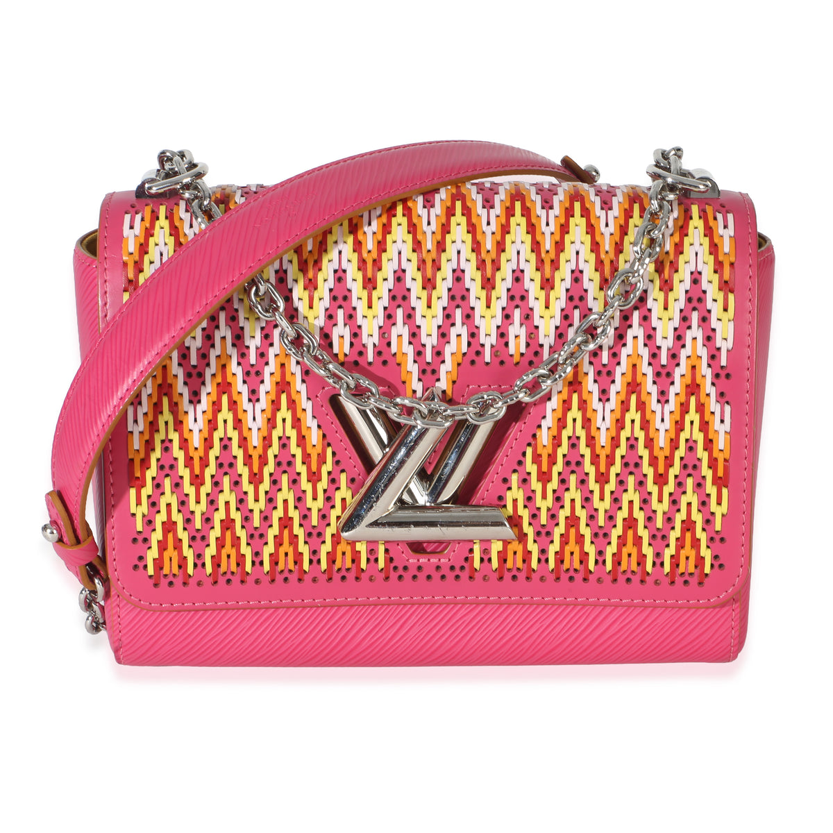 Louis Vuitton Pink Multicolor Stitch Epi Twist MM Handbag id