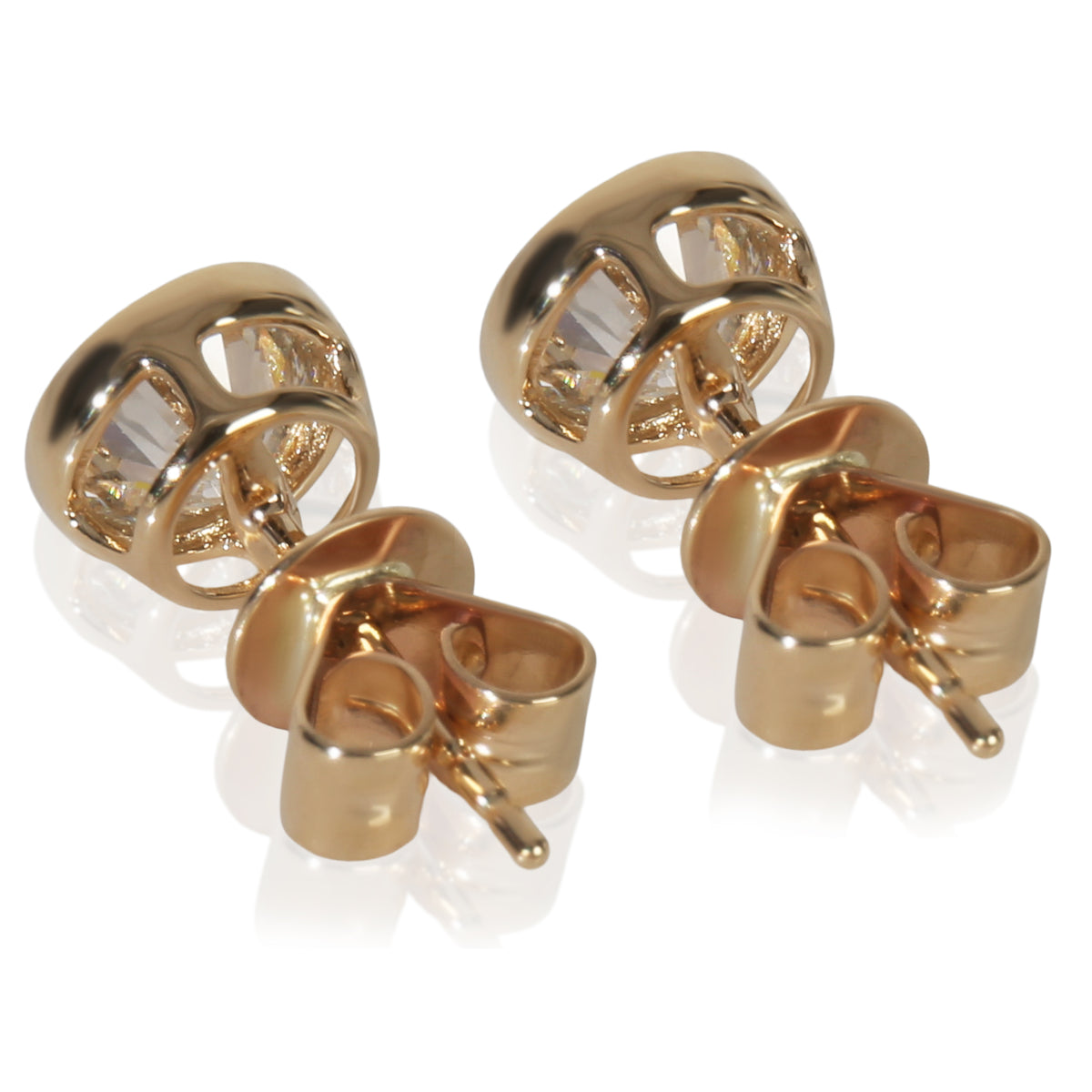 myGemma 1.52 ctw Yellow Gold Lab Grown Diamond Earrings bv