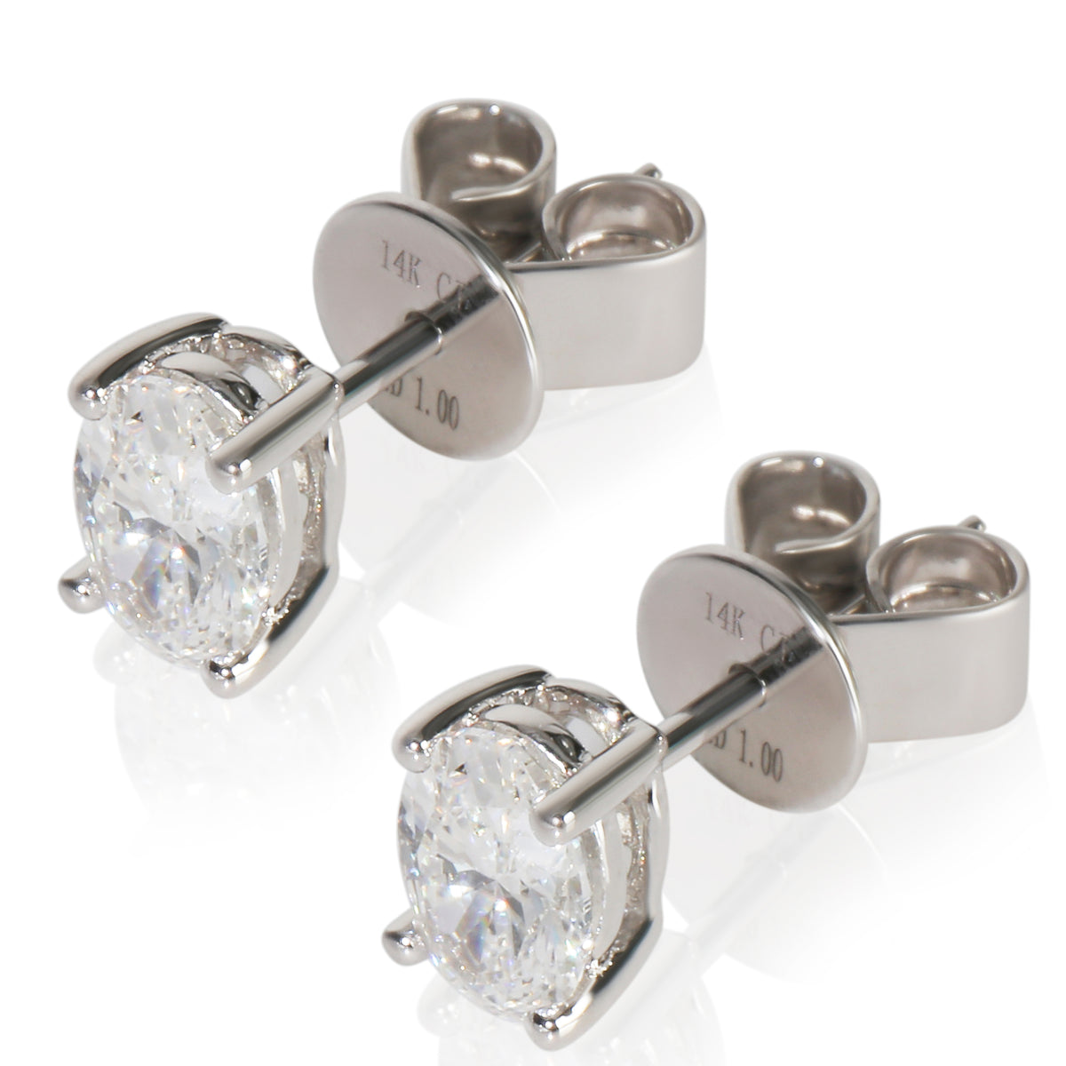 myGemma .99 Ctw. White Gold Lab Grown Diamond Earrings sv