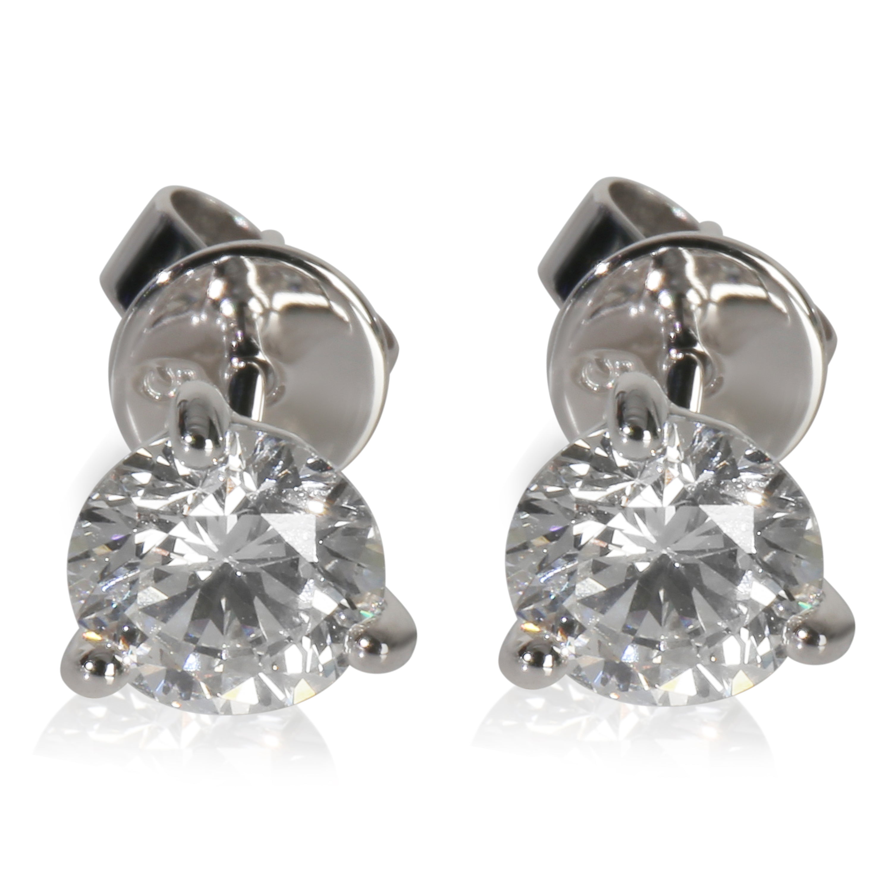 myGemma 1.52 ctw White Gold Lab Grown Diamond Earrings fv