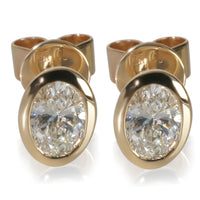 myGemma 1.03 ctw Yellow Gold Lab Grown Diamond Earrings fv