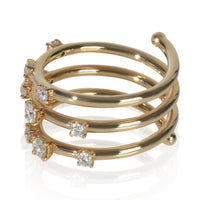 myGemma Yellow Gold Diamond Flexible Wrap Ring sv