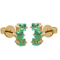 myGemma Yellow Gold Emerald Earrings sv