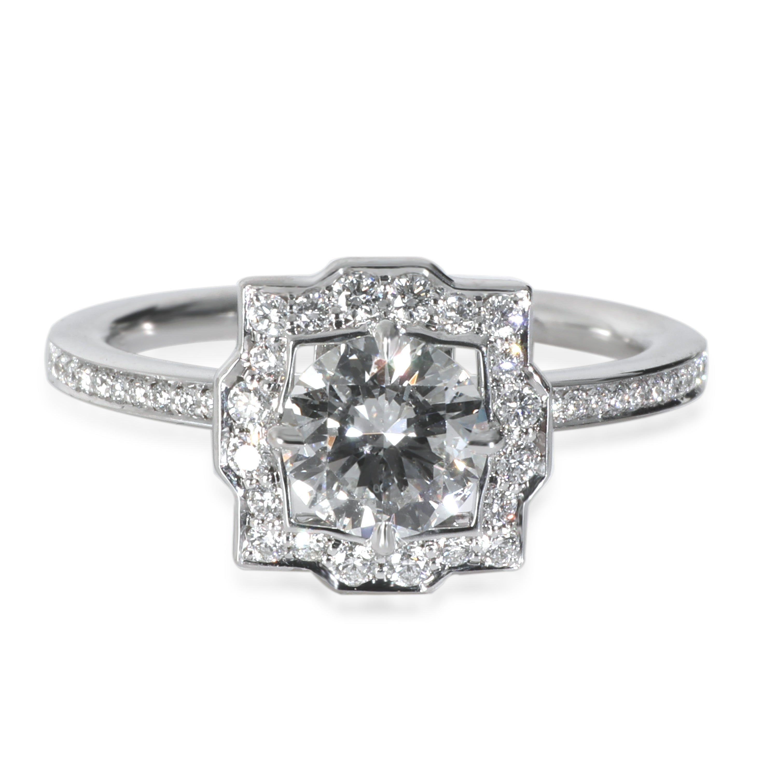 Harry Winston 0.55 ct Diamond Belle Engagement Ring fv