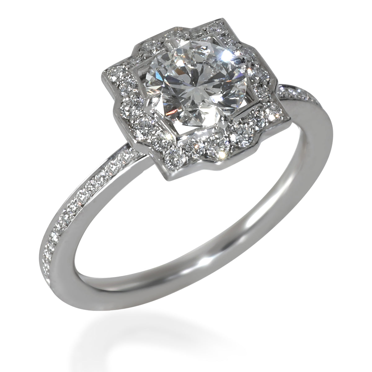 Harry Winston 0.55 ct Diamond Belle Engagement Ring pv