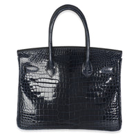 Hermès Bleu Marine Crocodile Porosus Birkin 30 GHW Handbag ad1