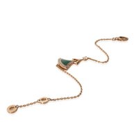 BVLGARI Rose Gold Malachite and Diamond Diva's Dream Bracelet pv