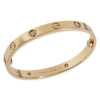 Cartier Yellow Gold Diamond Love Bracelet av