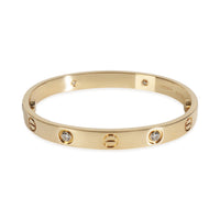 Cartier Yellow Gold Diamond Love Bracelet fv