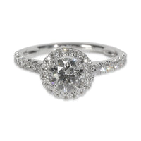 Cartier 0.9 ct Round Brilliant Diamond Destinee Engagement Ring fv