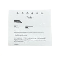 Cartier 0.9 ct Round Brilliant Diamond Destinee Engagement Ring box