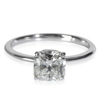 Tiffany & Co. 1.3 ct Cut Cornered Square Cut Diamond Tiffany True Solitaire fv