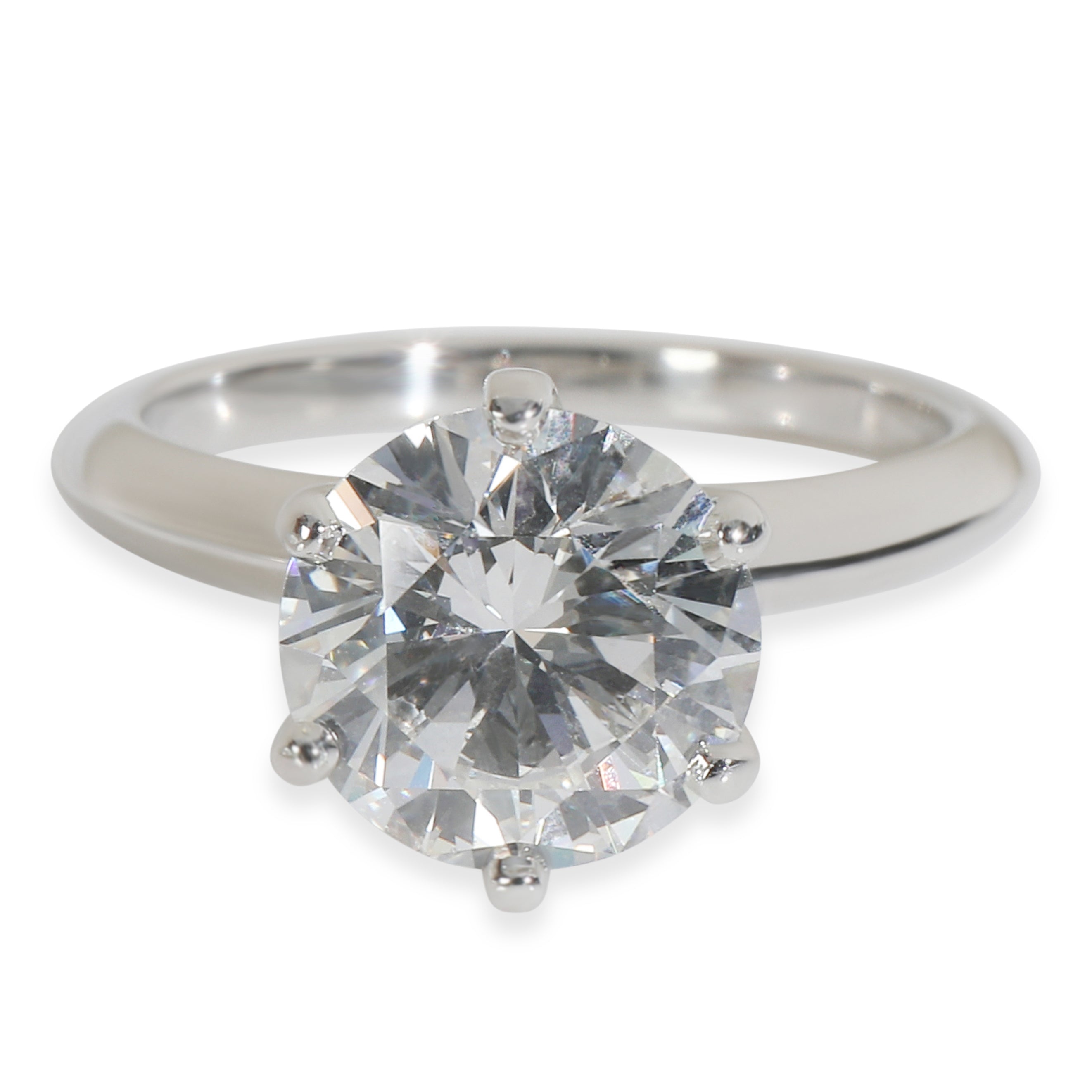 Tiffany & Co. 2.56 ct Round Brilliant Diamond Engagement Ring fv