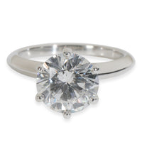 Tiffany & Co. 2.56 ct Round Brilliant Diamond Engagement Ring fv