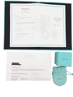 Tiffany & Co. 0.72 ct Round Brilliant Diamond Harmony Engagement Ring box