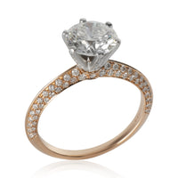 Tiffany & Co. 1.74 ct Round Brilliant Diamond Tiffany Setting Engagement Ring bv