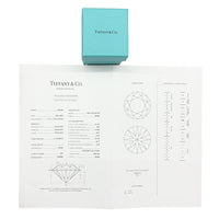 Tiffany & Co. 1.74 ct Round Brilliant Diamond Tiffany Setting Engagement Ring box