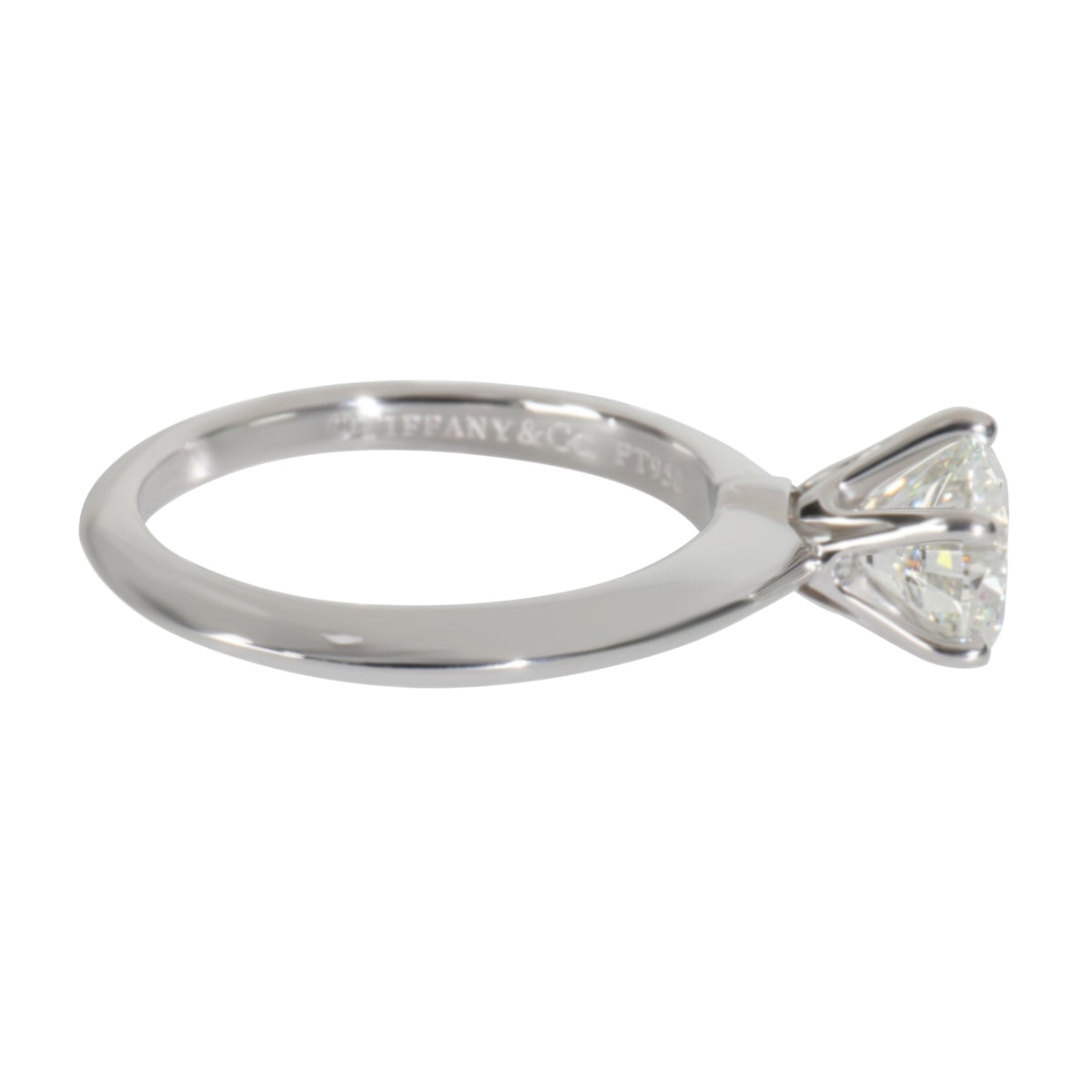 Tiffany & Co. 1.28 ct Round Brilliant Diamond Engagement Ring bv